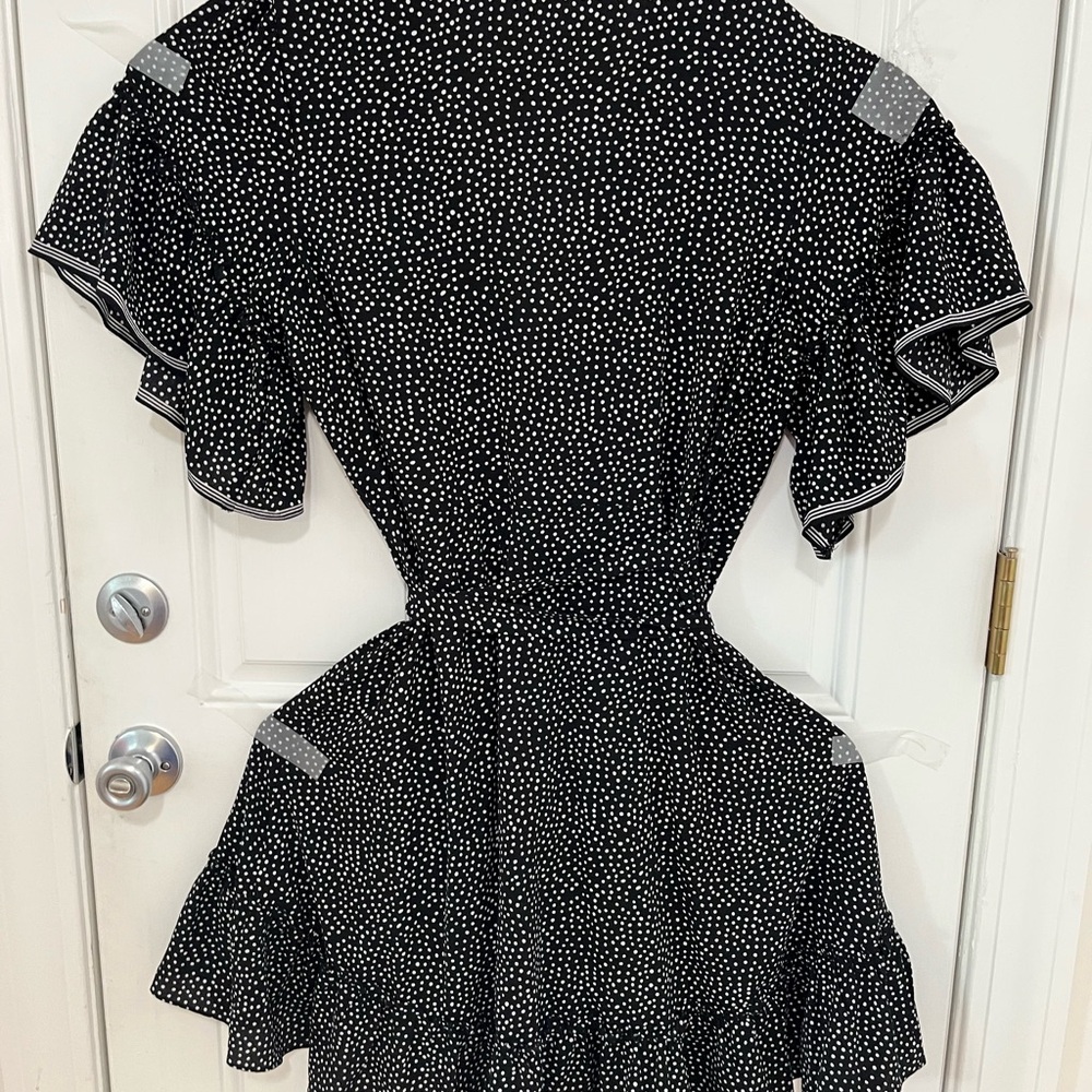 Max Studio Black and White Dotted Dress
Wrap around
NWOT - Picture 2 of 4